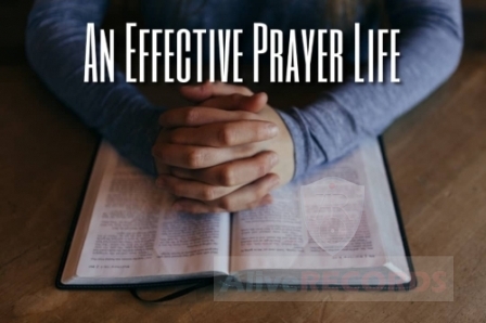 An effective prayer life  image